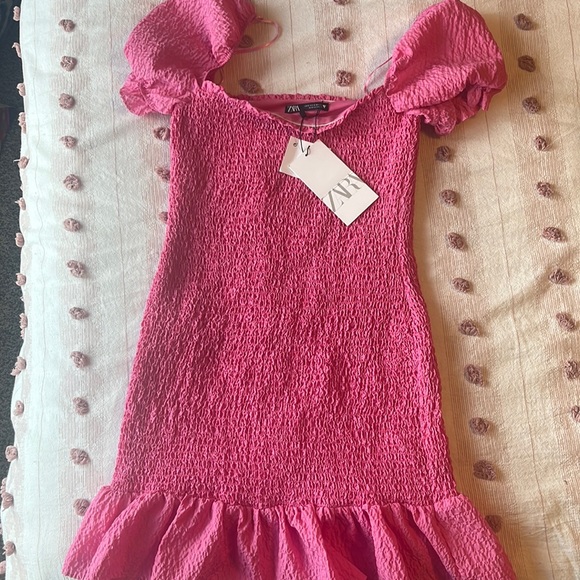 Zara Pink Mini Dress - Picture 3 of 5